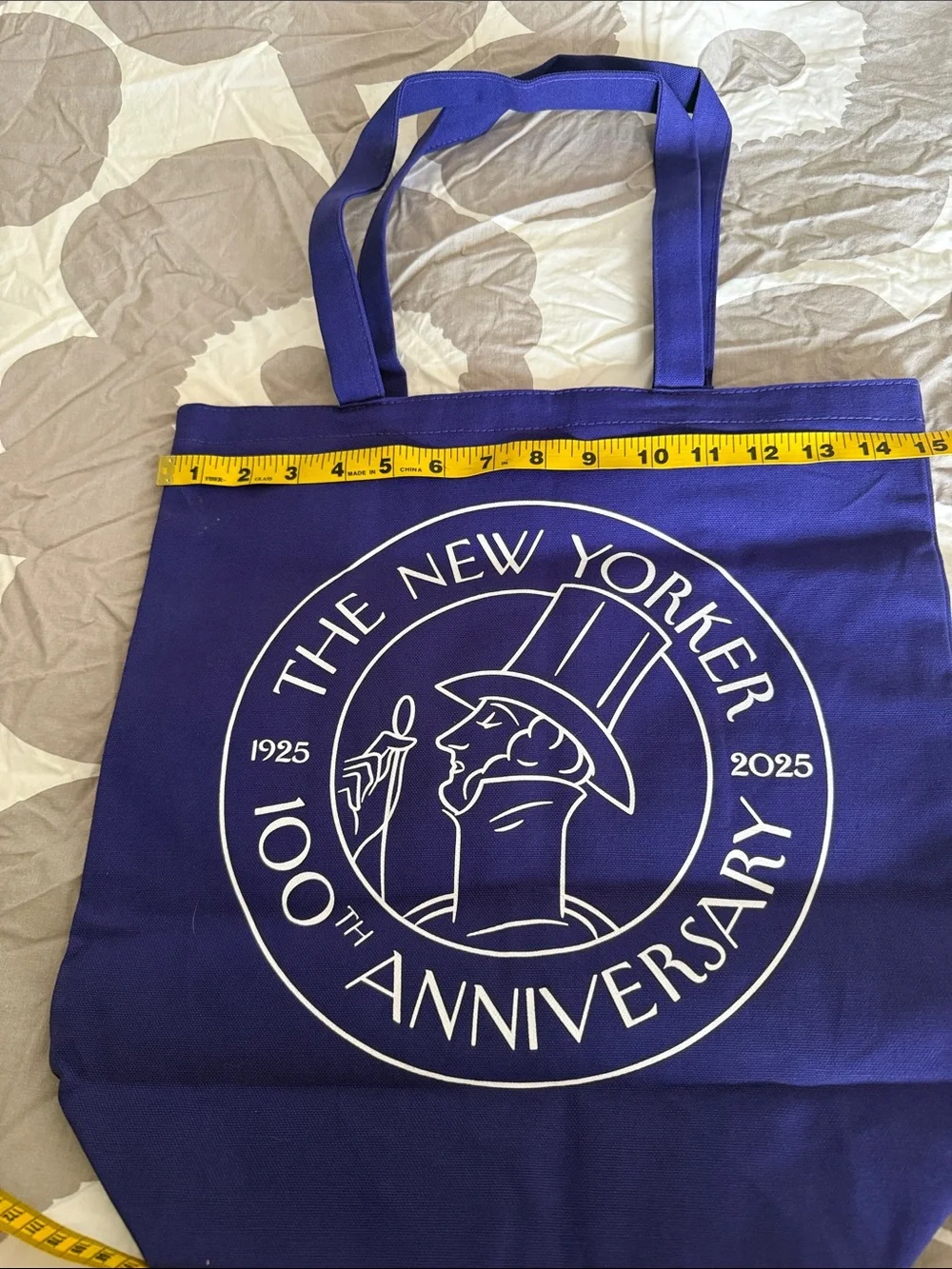 The New Yorker 100th Anniversary Purple Tote Bag- NWOT